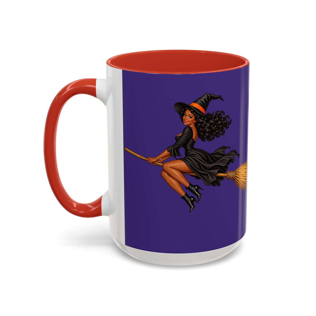 Velvet Vex Purple Accent Mug by CreepyCrafts.boo