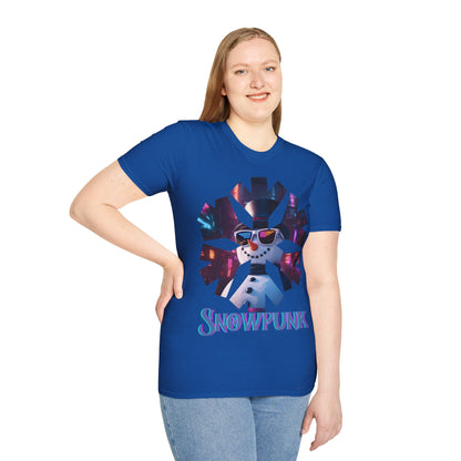Snowpunk Dark colors Unisex T-Shirt by cypherpunkgear.com