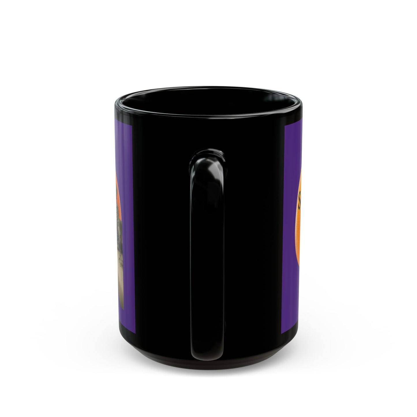 Is It Samhain Yet? Skeleton's Giant Pumpkin Purple Mug by CreepyCrafts.boo