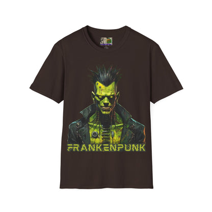 Frankenpunk Dark colors Unisex T-Shirt by CreepyCrafts.boo