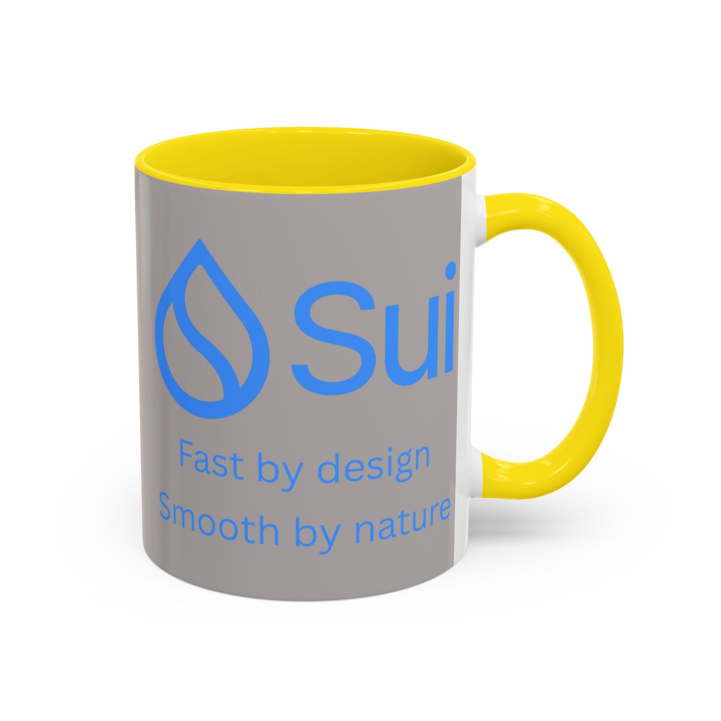 SUI Grey Accent Mug by cypherpunkgear.com