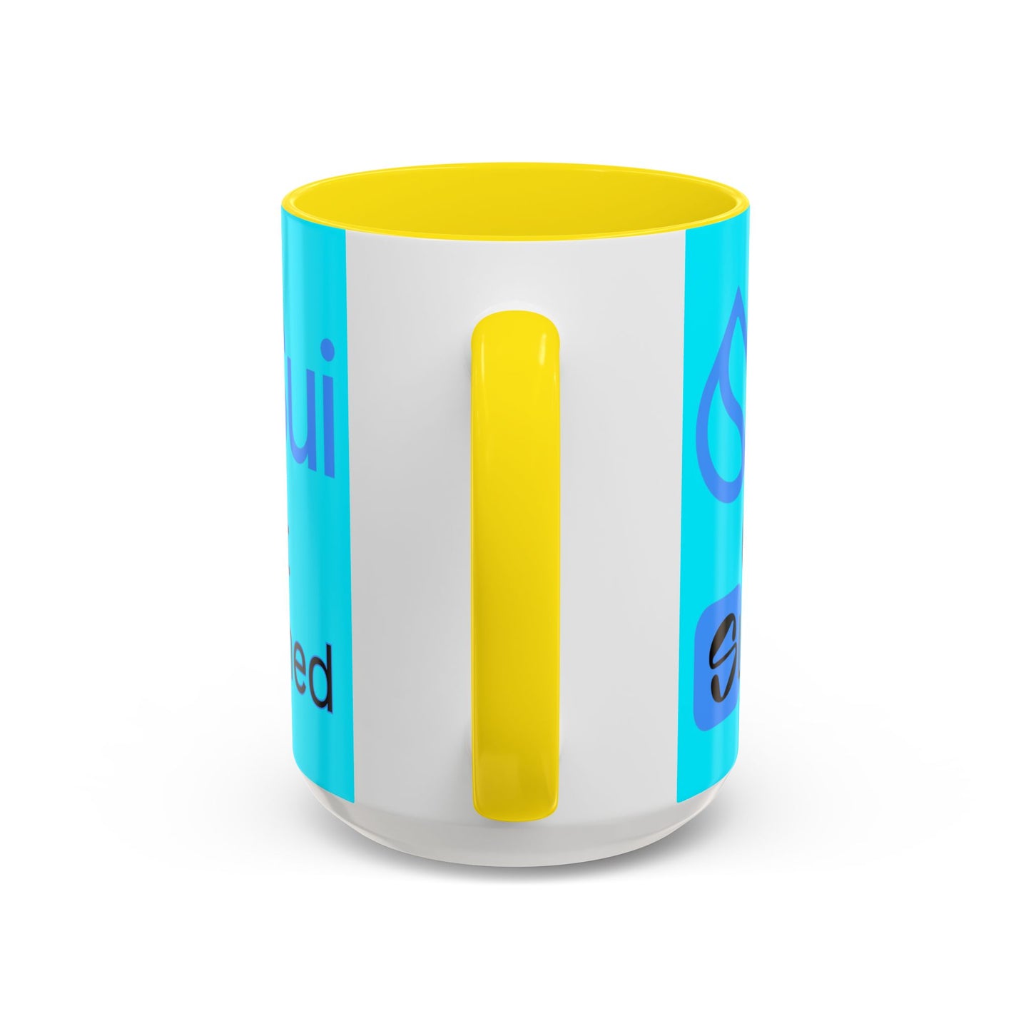 Sui: Get Slushed Light Blue Accent Mug by cypherpunkgear.com