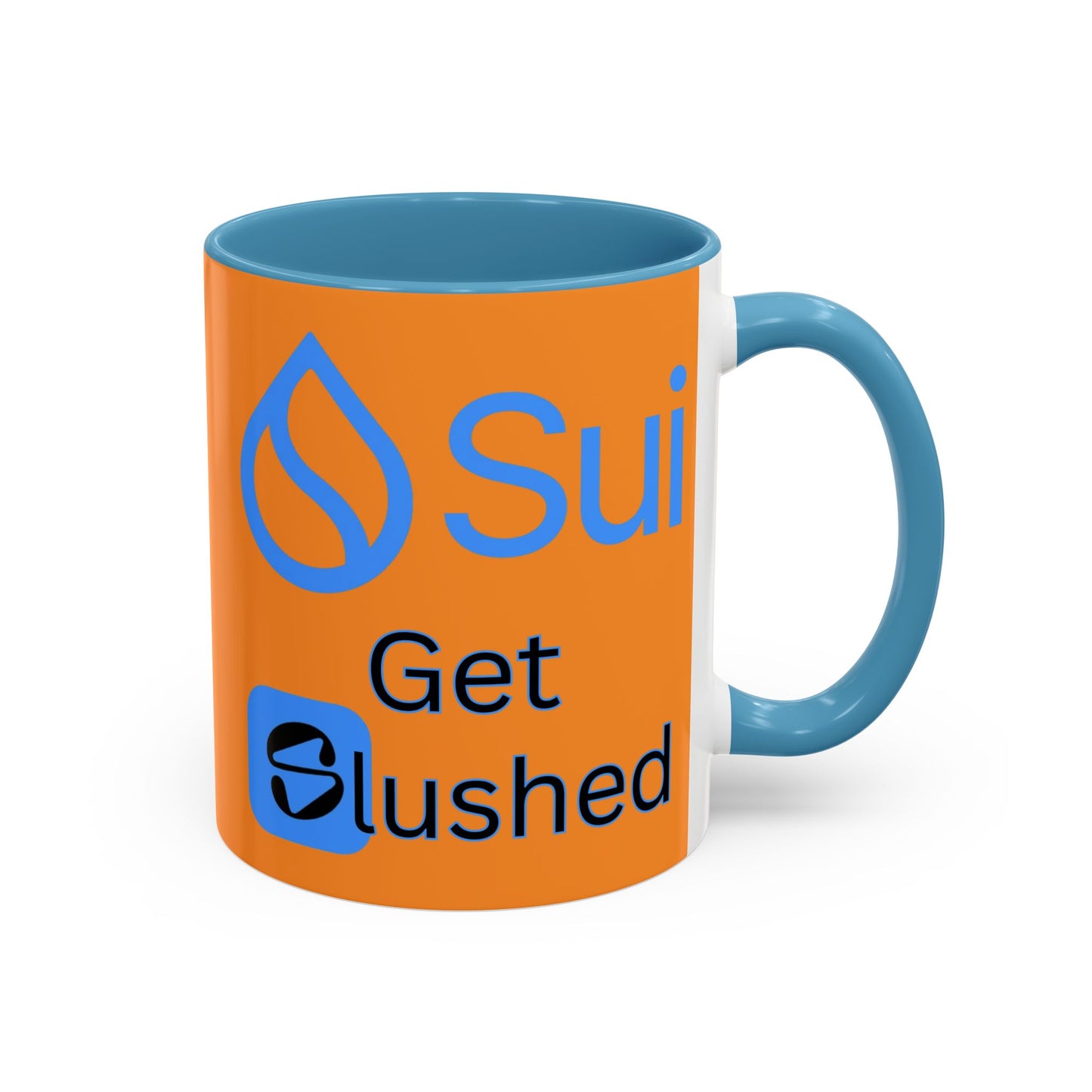 Sui: Get Slushed Orange Accent Mug by cypherpunkgear.com