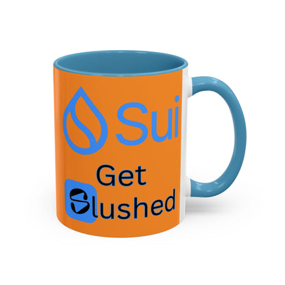 Sui: Get Slushed Orange Accent Mug by cypherpunkgear.com