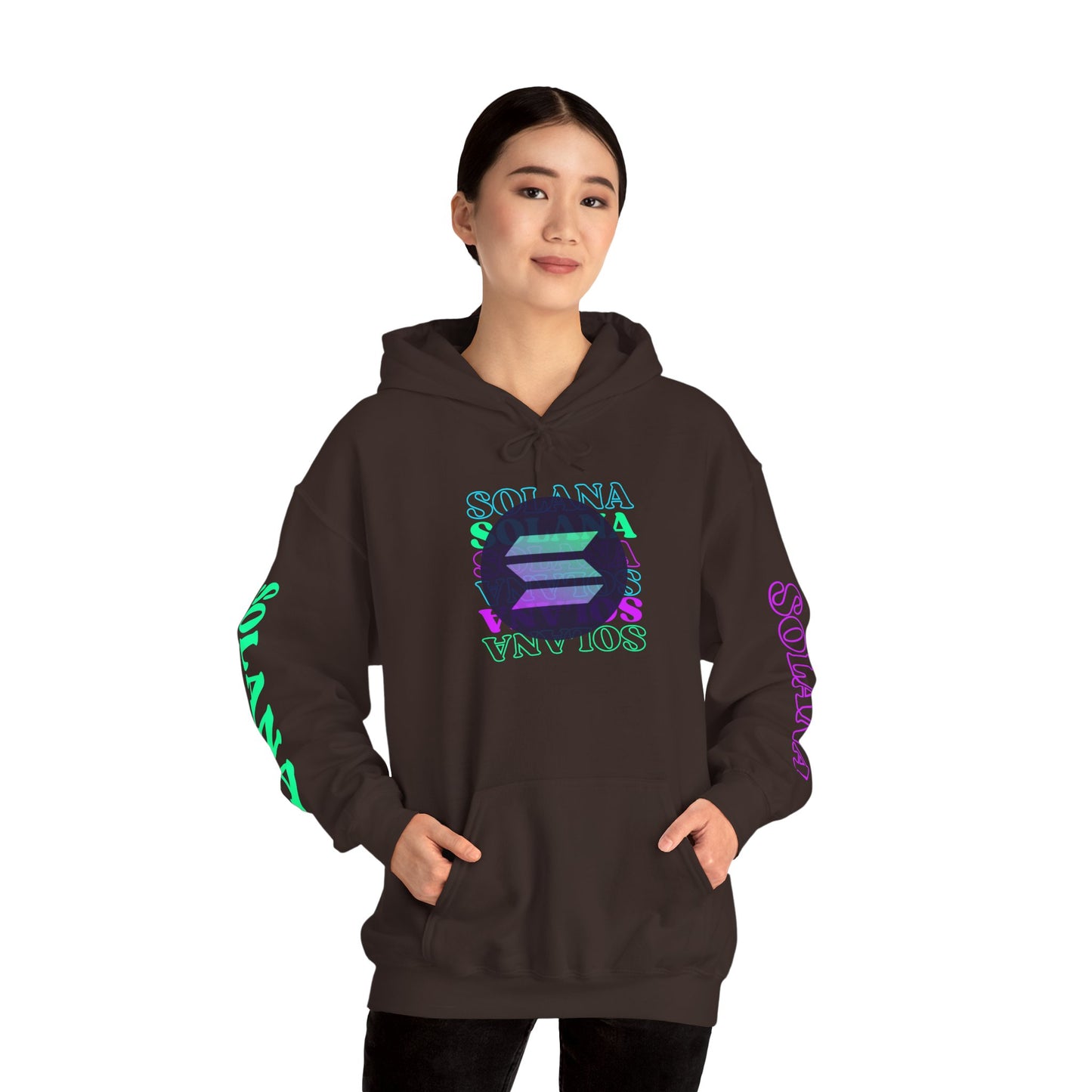¡Libertad Solana por cypherpunkgear! Sudadera con capucha unisex Heavy Blend™