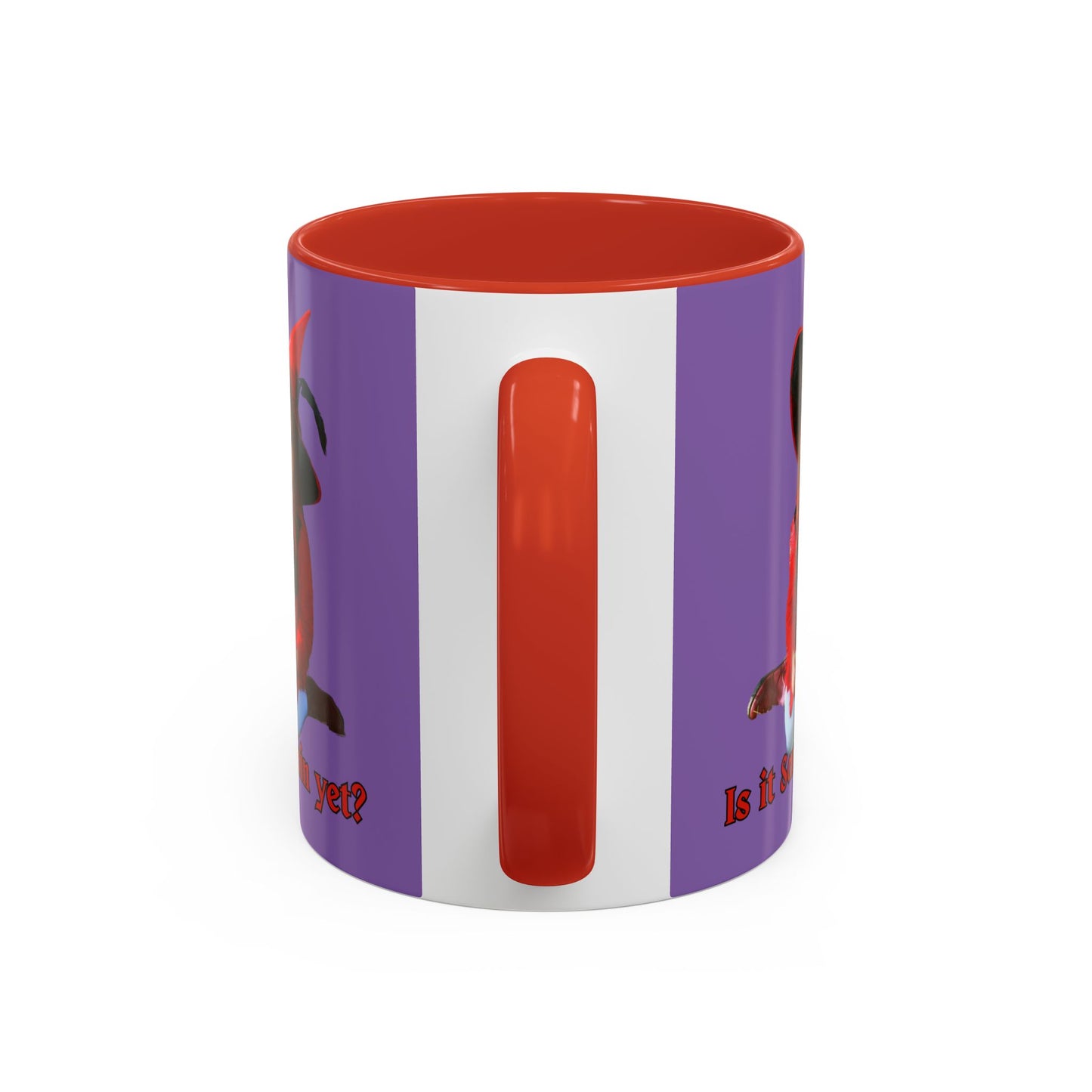 Is it Samhain yet? Light Purple Accent Mug by CreepyCrafts.boo