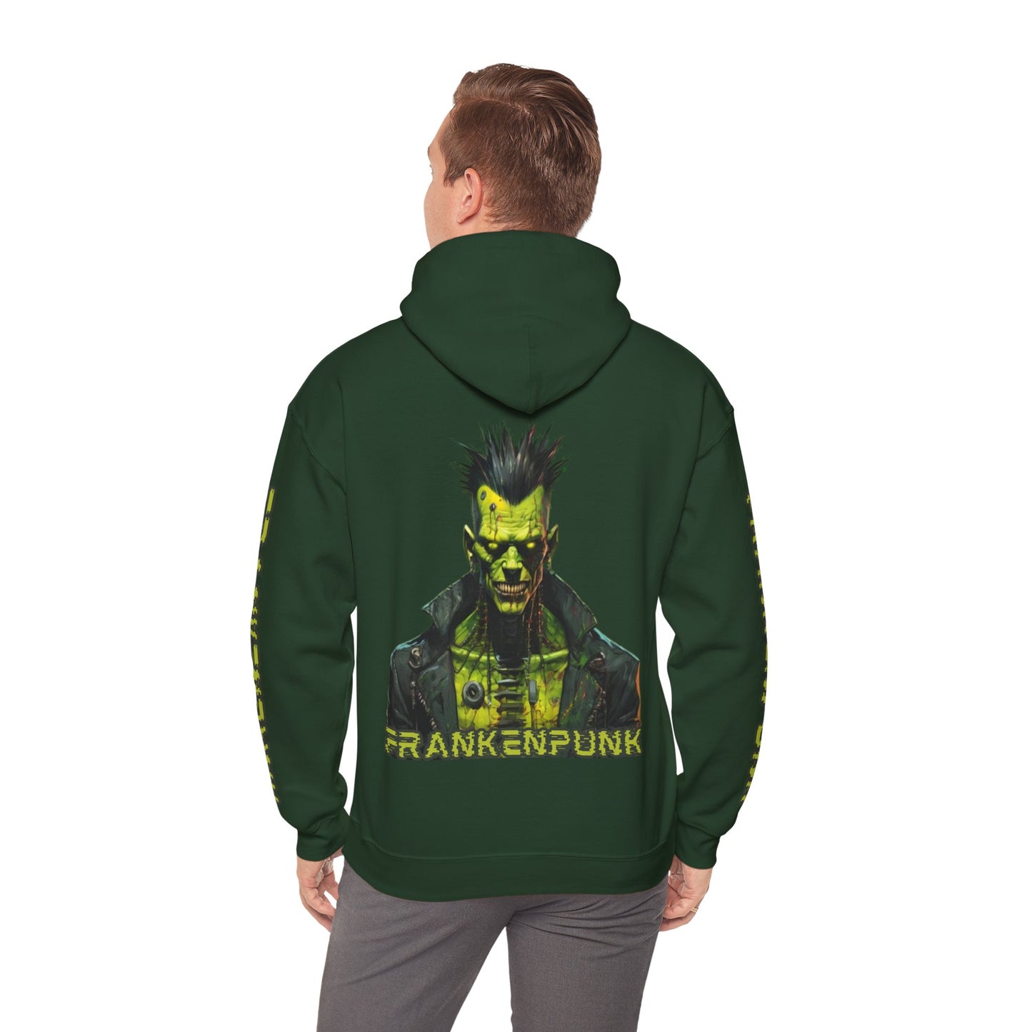 Frankenpunk Hoodie Unisex Hooded Sweatshirt by cypherpunkgear