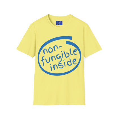 Non-Fungible Inside Light colors Unisex T-Shirt by cypherpunkgear.com