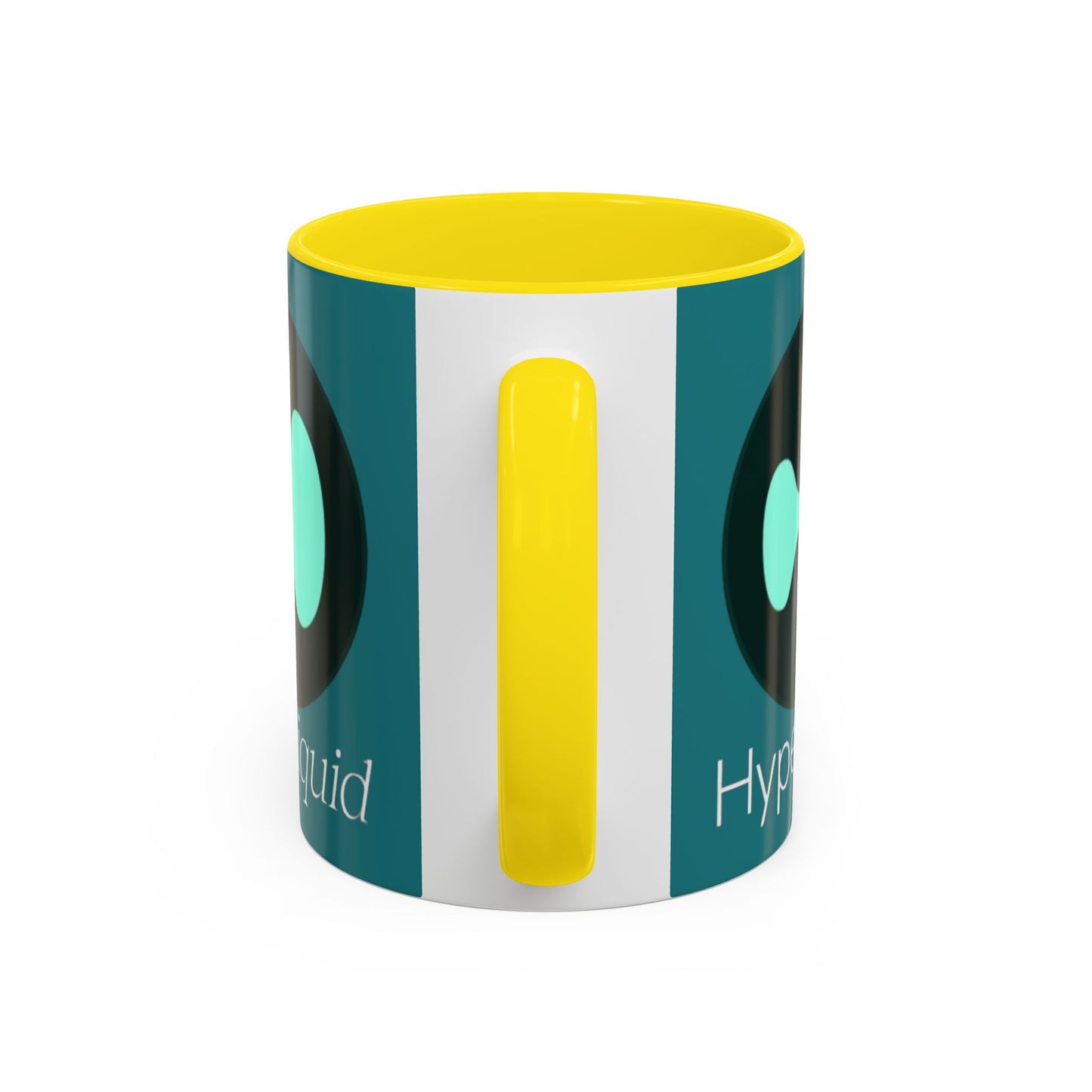 Hyperliquid White font Hyperliquid Accent Mug by cypherpunkgear.com