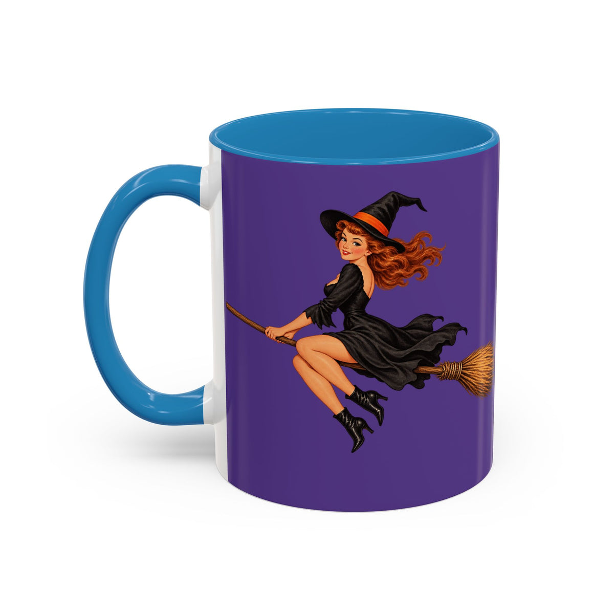 Hazel Hex Purple Accent Mug by CreepyCrafts.boo