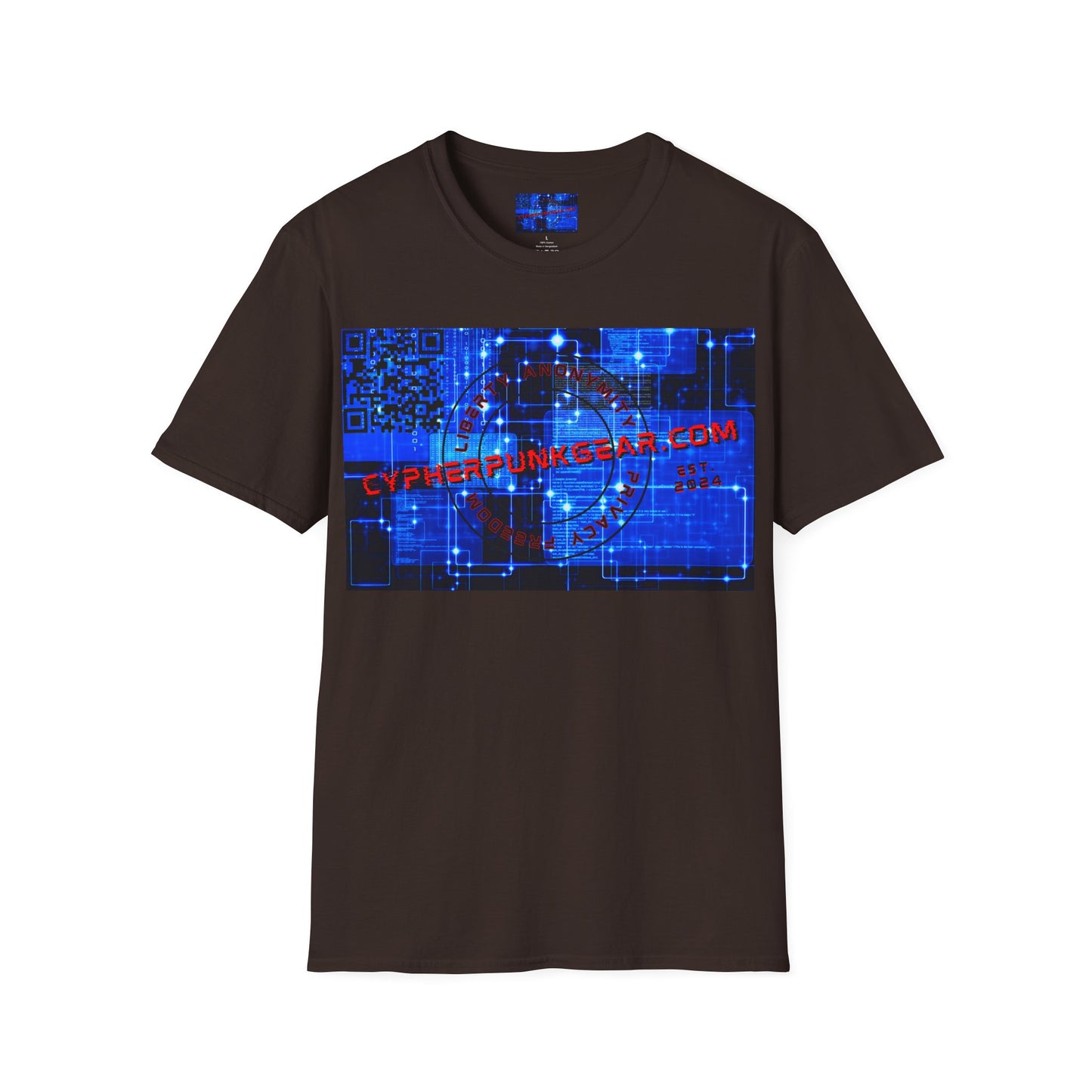 Cypherpunkgear.com logo Dark colors Unisex T-Shirt by cypherpunkgear.com