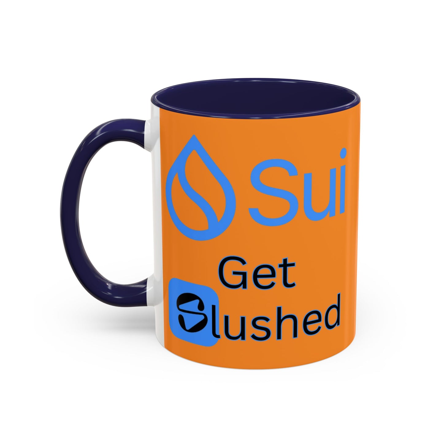 Sui: Get Slushed Orange Accent Mug by cypherpunkgear.com