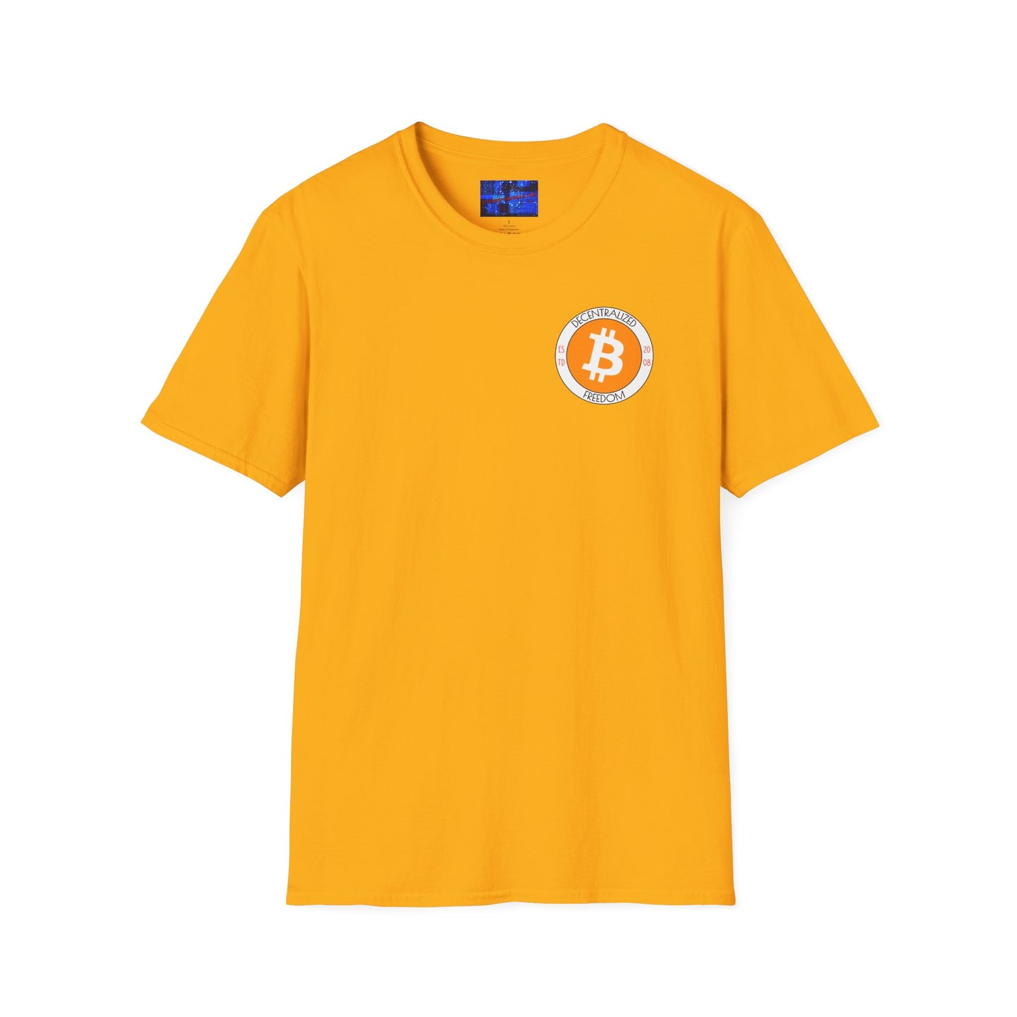 Bitcoin de 2 caras: ¡Libertad descentralizada de cypherpunkgear! Camiseta unisex de estilo suave