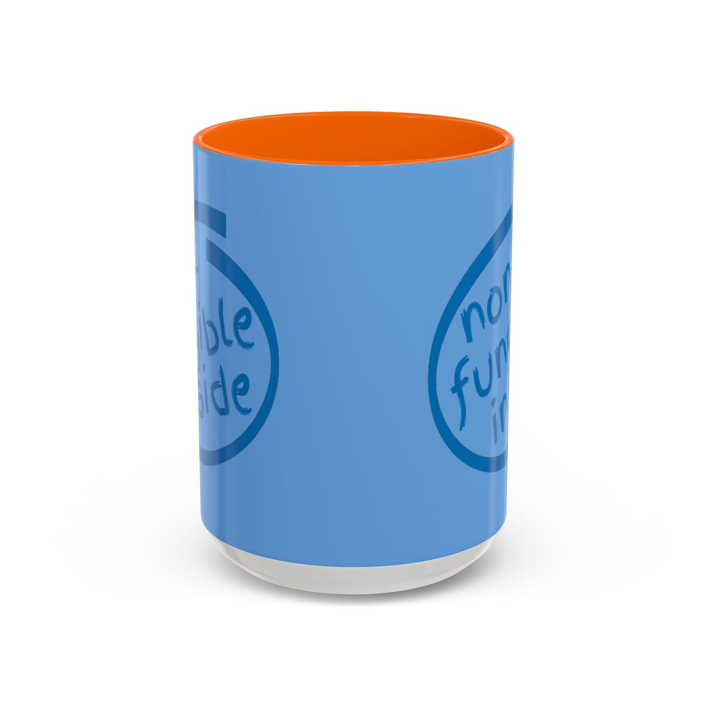Non-Fungible Inside Light Blue Accent Mug by cypherpunkgear.com