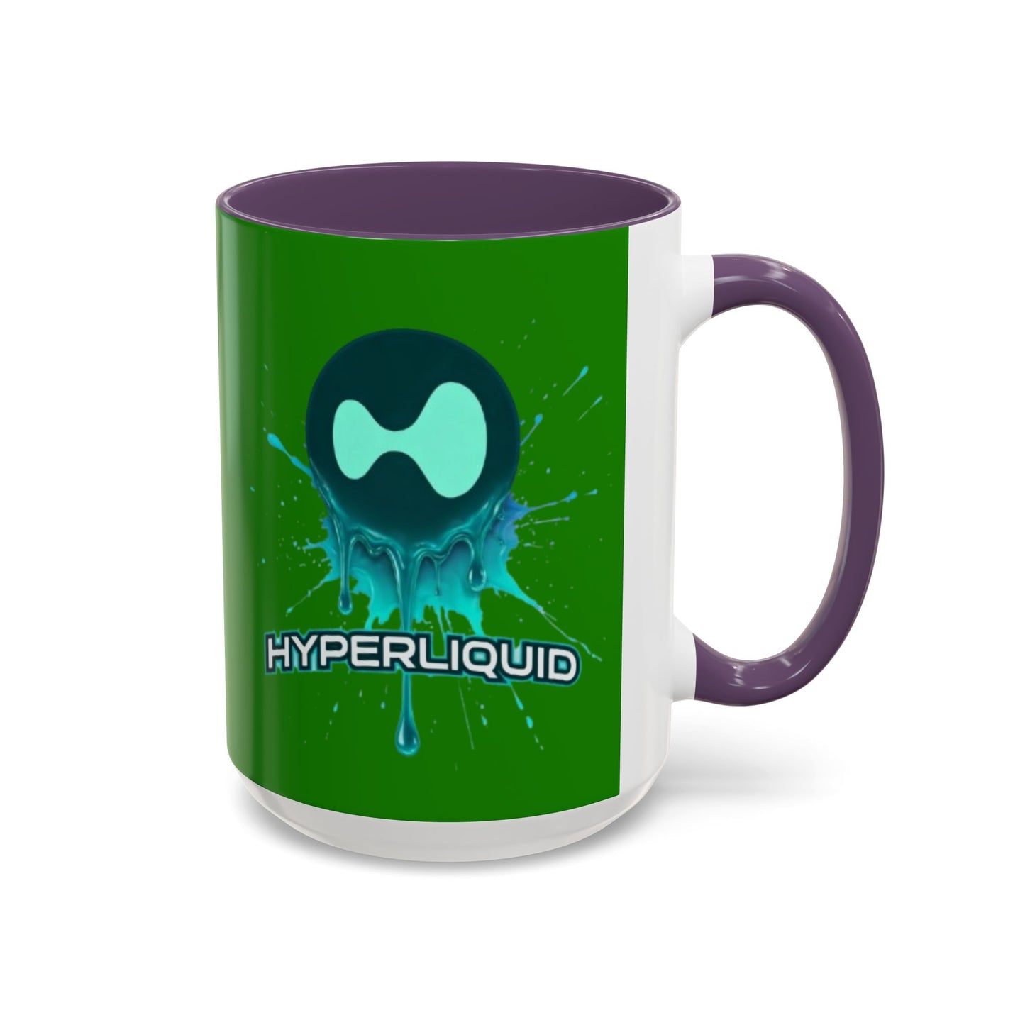 HYPE Drip Green Accent Mug by cypherpunkgear.com
