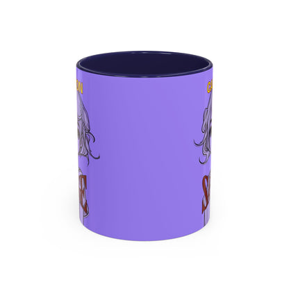 Caution, Savage Light Purple Accent Mug by cypherpunkgear.com