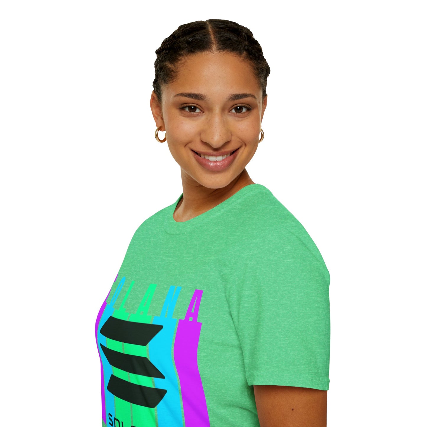 Solana (SOL) Freedom DKcolors Unisex T-Shirt by cypherpunkgear.com