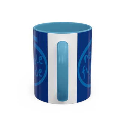 Non-Fungible Inside Dark Blue Accent Mug by cypherpunkgear.com