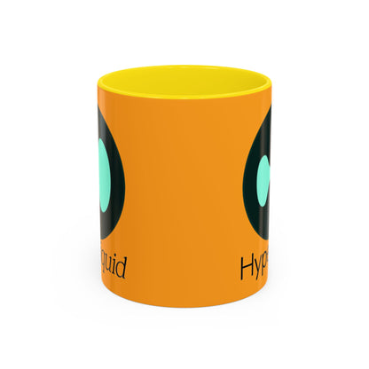 Hyperliquid Black font Orange Accent Mug by cypherpunkgear.com
