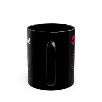 Polkadot (DOT) Black Mug by cypherpunkgear.com