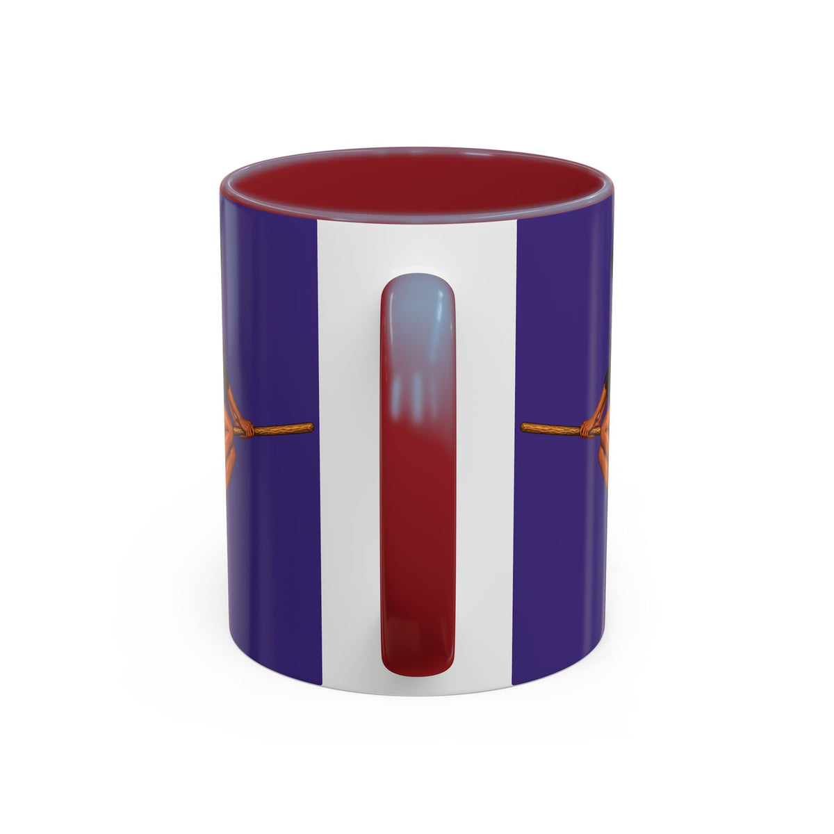 Velvet Vex Purple Accent Mug by CreepyCrafts.boo