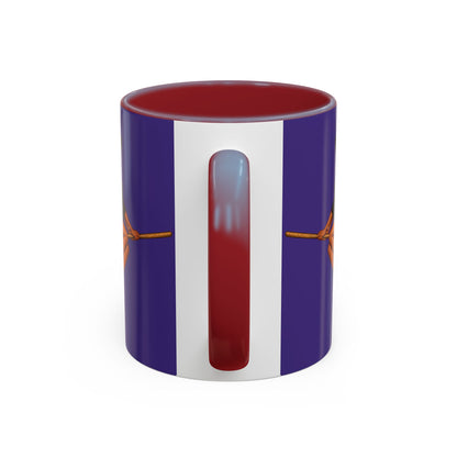 Velvet Vex Purple Accent Mug by CreepyCrafts.boo