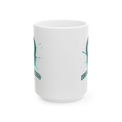 HYPE Drip White Mug by cypherpunkgear.com