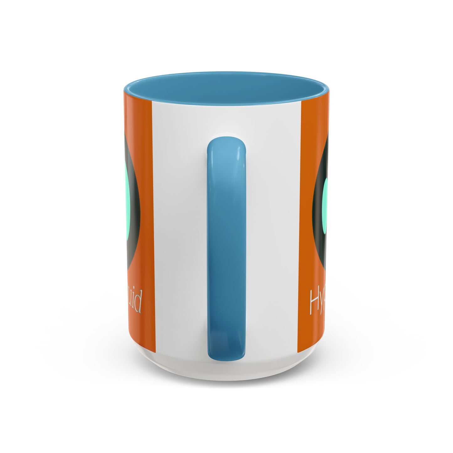 Hyperliquid White font Orange Accent Mug by cypherpunkgear.com