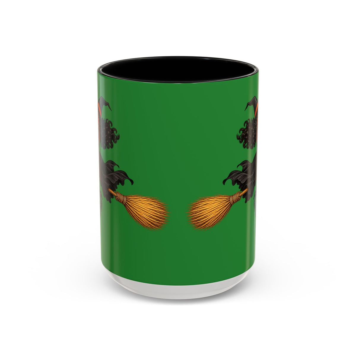 Velvet Vex Green Accent Mug by CreepyCrafts.boo
