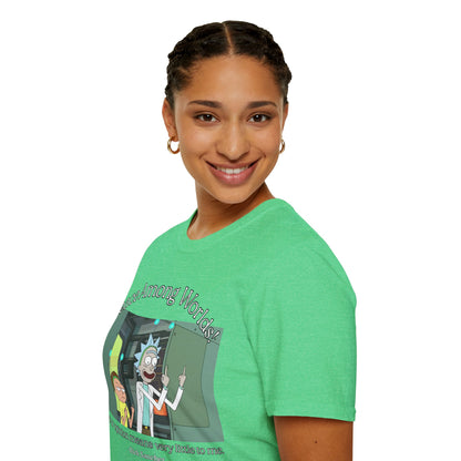 Peace Among Worlds! Dark colors Unisex T-Shirt by cypherpunkgear.com