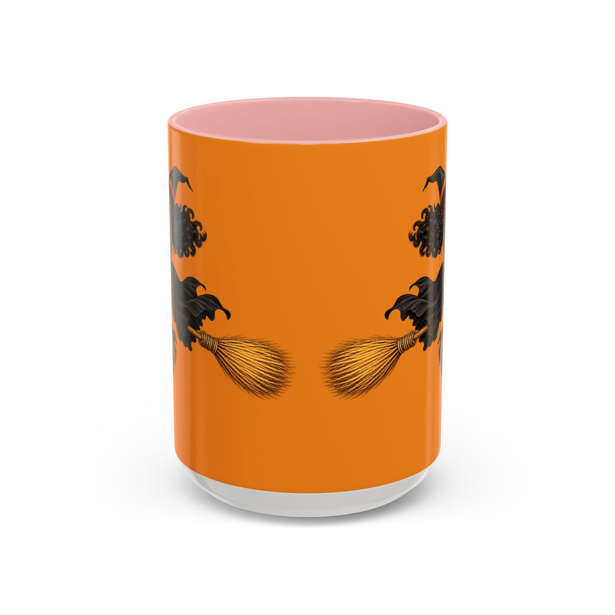 Velvet Vex Orange Accent Mug by CreepyCrafts.boo