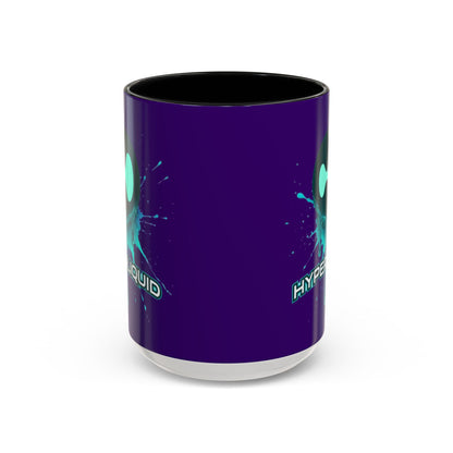 HYPE Drip Dark Purple Accent Mug by cypherpunkgear.com
