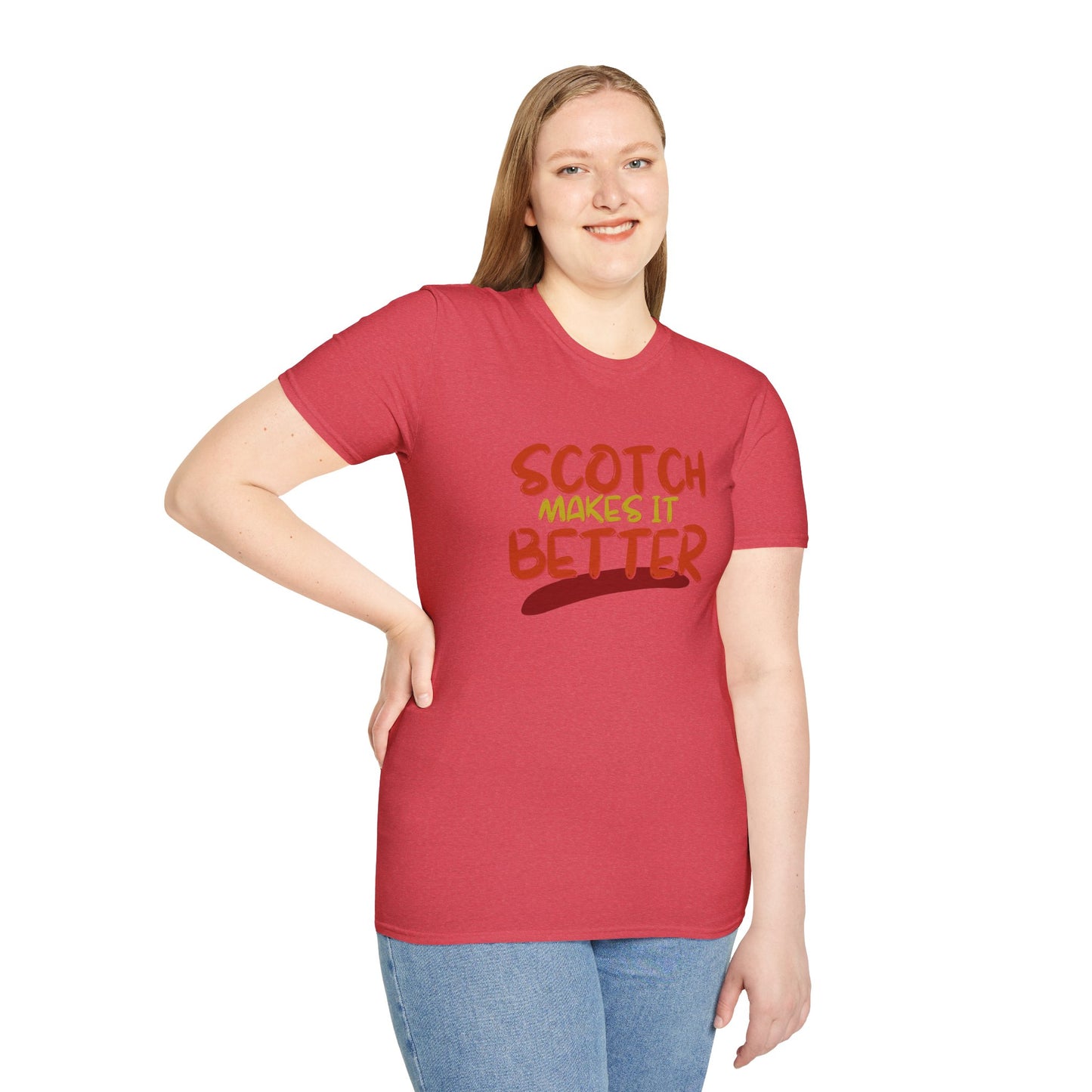 ¡Scotch lo mejora con cypherpunkgear! Camiseta unisex de estilo suave
