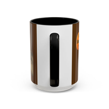 Is it Samhain yet? Skeleton's Pumpkin Brown Accent Mug by CreepyCrafts.boo