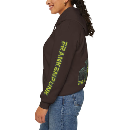 Frankenpunk Hoodie Unisex Hooded Sweatshirt by CreepyCrafts.boo