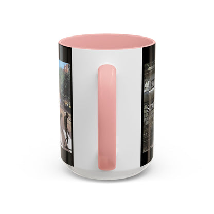 2-sided, Scabby Road Black Accent Mug by CreepyCrafts.boo