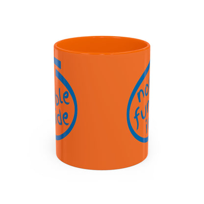 Non-Fungible Inside Orange Accent Mug by cypherpunkgear.com