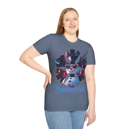Snowpunk Dark colors Unisex T-Shirt by cypherpunkgear.com
