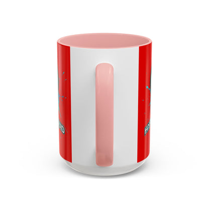 HYPE Drip Red Accent Mug by cypherpunkgear.com