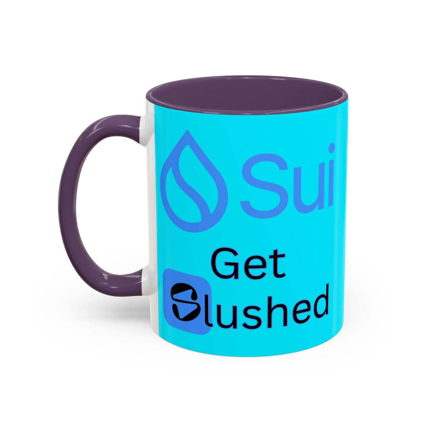 Sui: Get Slushed Light Blue Accent Mug by cypherpunkgear.com