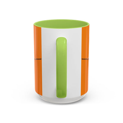 Hazel Hex Orange Accent Mug by CreepyCrafts.boo
