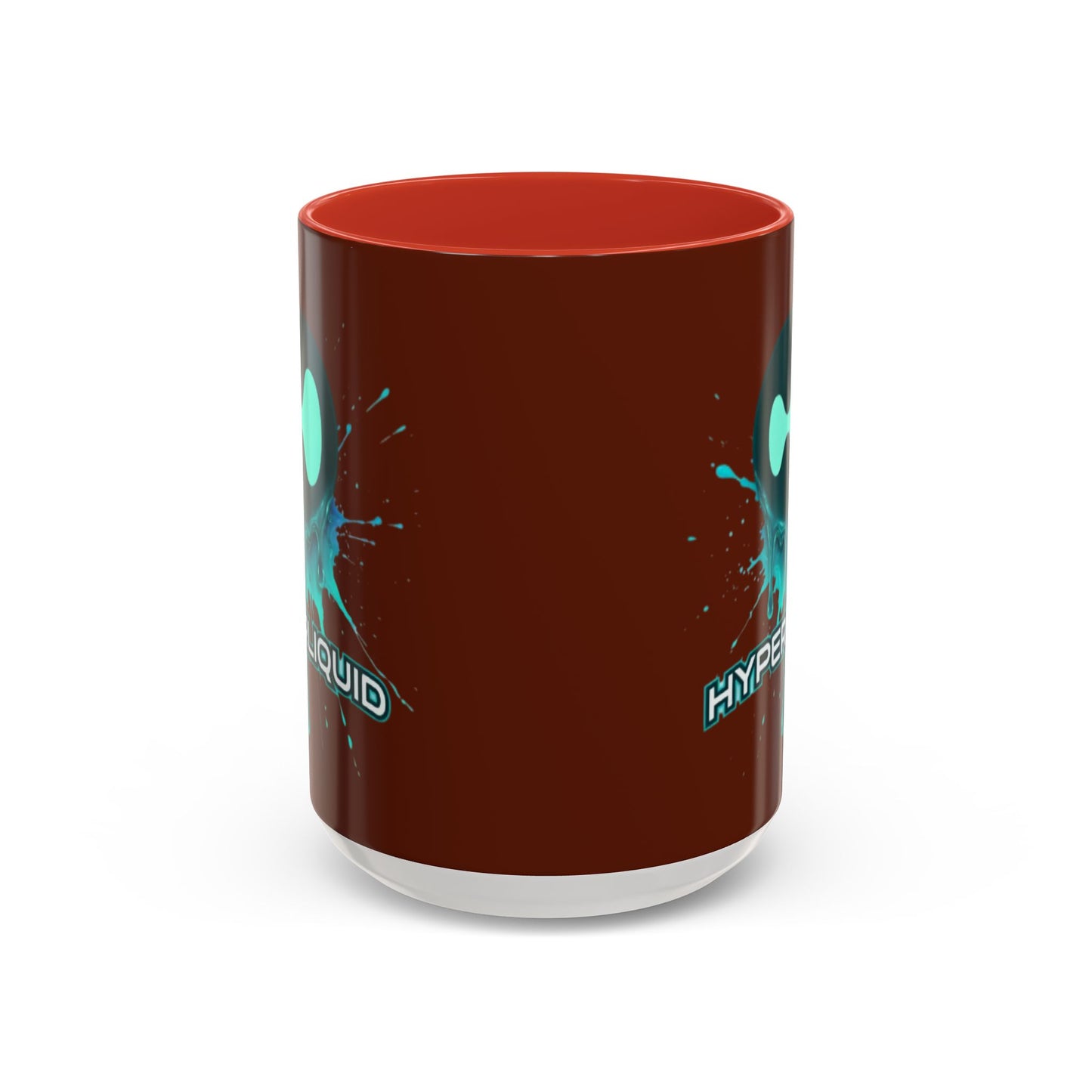 HYPE Drip Brown Accent Mug by cypherpunkgear.com