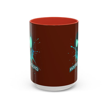 HYPE Drip Brown Accent Mug by cypherpunkgear.com