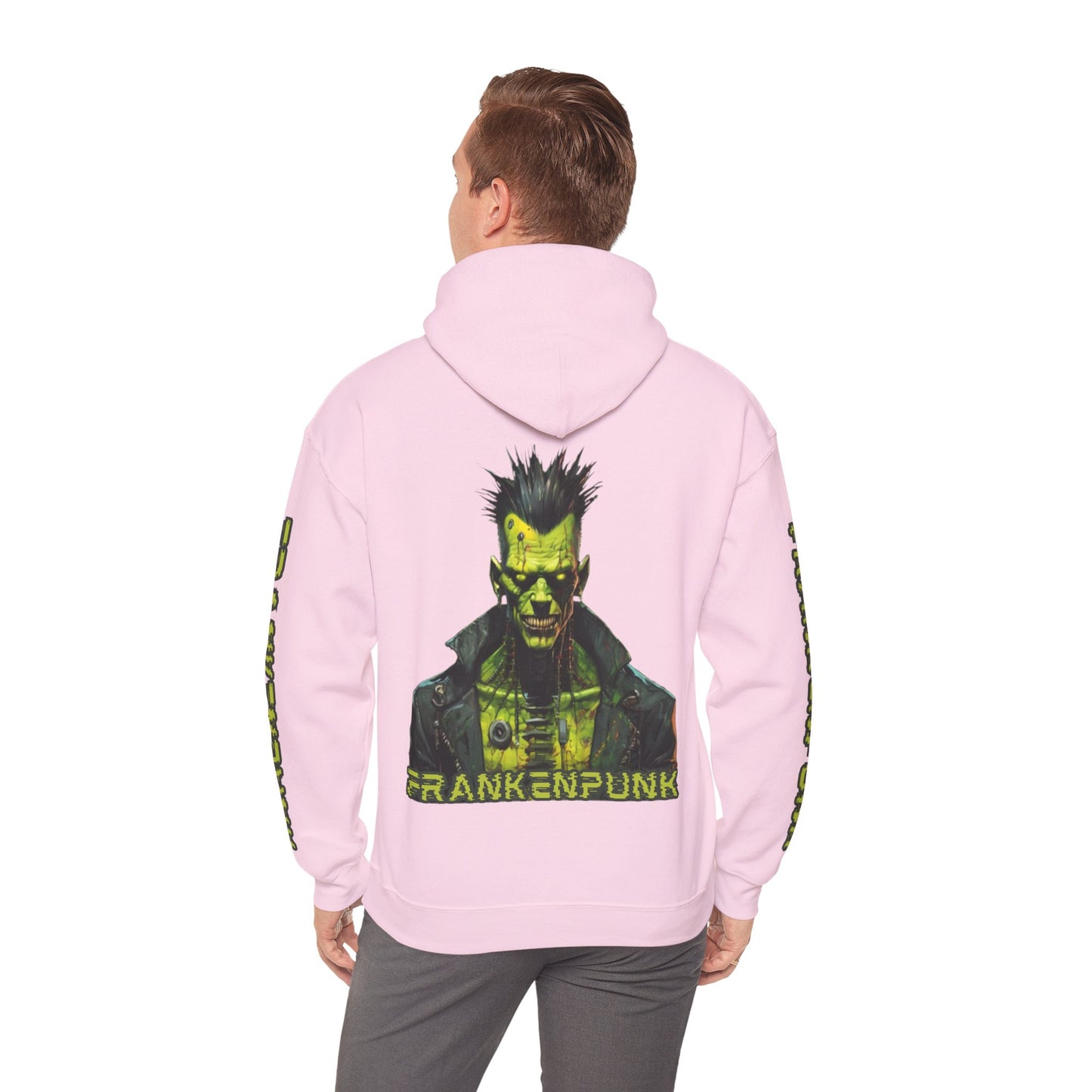 Frankenpunk Hoodie Unisex Hooded Sweatshirt by CreepyCrafts.boo