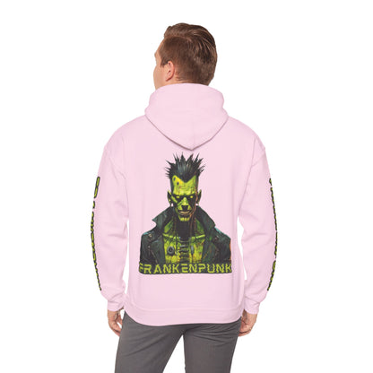 Frankenpunk Hoodie Unisex Hooded Sweatshirt by CreepyCrafts.boo