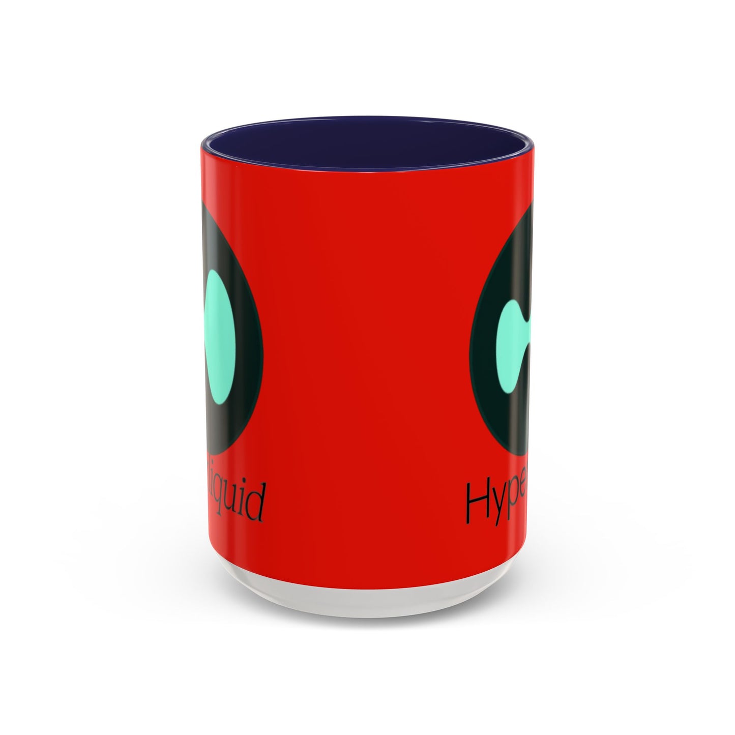 Hyperliquid Black font Red Accent Mug by cypherpunkgear.com