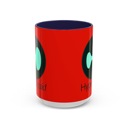 Hyperliquid Black font Red Accent Mug by cypherpunkgear.com