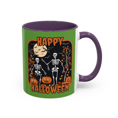 Spooktacular Skeletons of Halloween Accent Mug by CreepyCrafts.boo