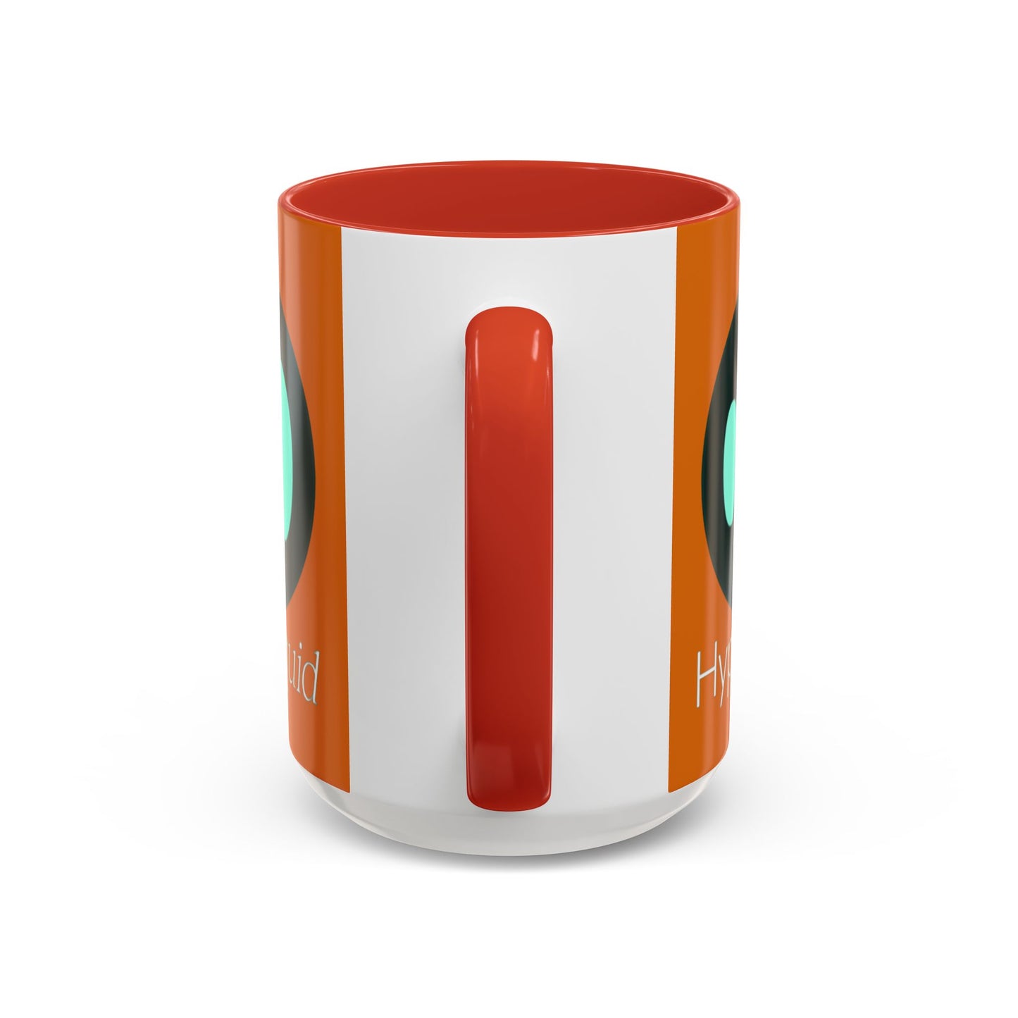 Hyperliquid White font Orange Accent Mug by cypherpunkgear.com