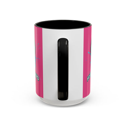 HYPE Drip Pink Accent Mug by cypherpunkgear.com